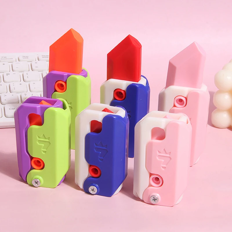 

3D печать гравитационный скачок маленький нож редиса мини-модель Push Card декомпрессионная игрушка Детские познавательные игрушки