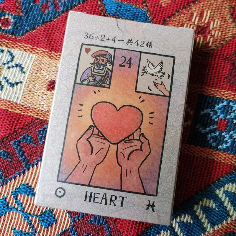 

9,6*6,5 см Akashic Eye Lenormand Rana System 42 карты
