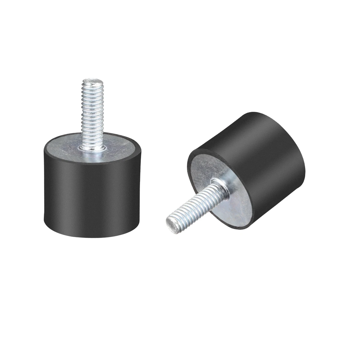 2Pcs M4 M6 M8 Rubber Shock Mounts Metal Anti Vibration Bobbin Isolator Damper Type VE Rubber Vibration Isolator for Water Pumps