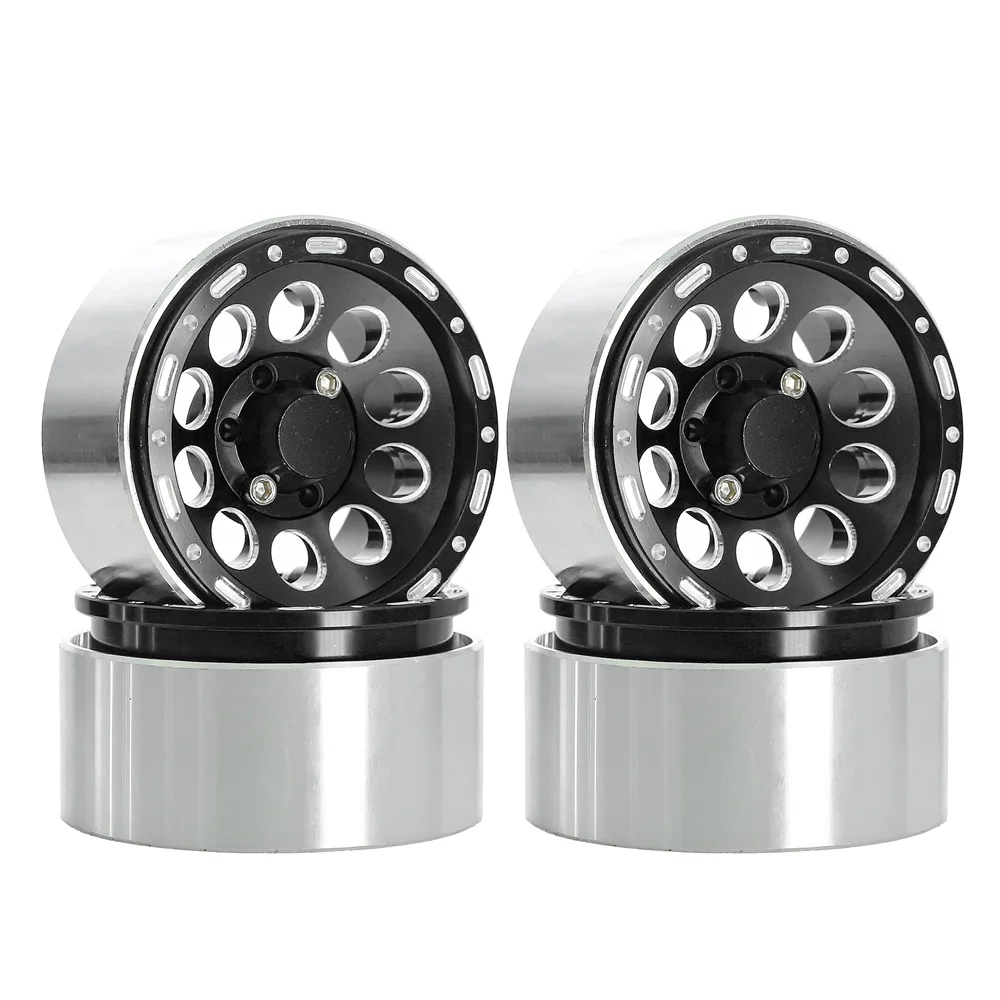 4pcs 1.9 Inch Metal Wheel Rims for 1/10 Scale Rock Crawler RC Car ...