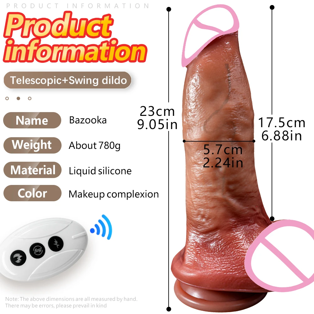 Vaginal Vibrators Penis Masturbator Female Sex Toys Dildo Sex Toys Anal Masturbator Vibrator Sex Toy Male Sex Toys Huge Big Soft Vibrator Heating Realistic Dildo For Woman Men Wireless Telescopic Dick Masturbator Penis G Spot Vagina Anal