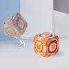 Rotating Bean Intelligence Fingertip Cube for Kids Finger Gyro Antistress Cube Learning Educational Magic Disk Toy Children 5