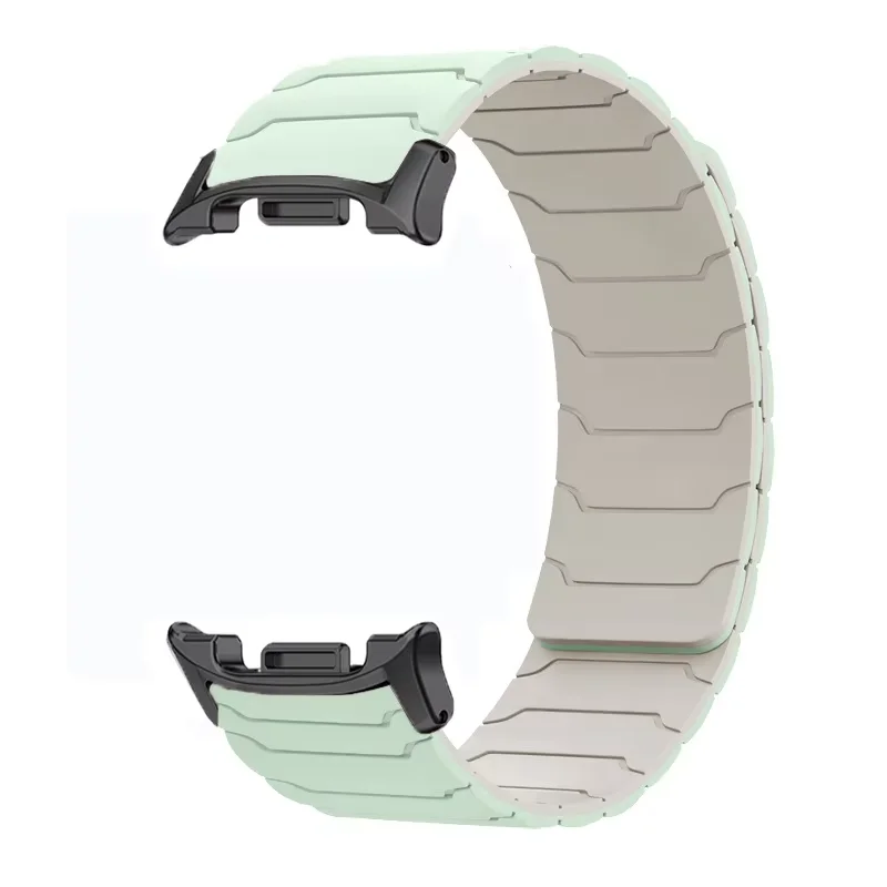 Magnetic Silicone Sports Watch Strap - Universal Fit, Sleek & Durable Bracelet Design