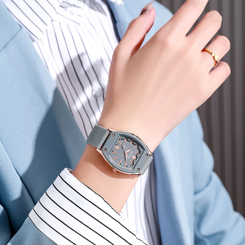 2024 New Arrival Fashion Quartz Watches For Women Ladies Girls Gift Watch Candy Color Silicone Band Wristwatch Relojes Feminin0 2