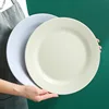 1/4/10PCS Blue Green Nordic Polypropylene Plates Dinnerware Tableware Eco Friendly Lightweight Kitchen Dishes Safe Dinner Plates