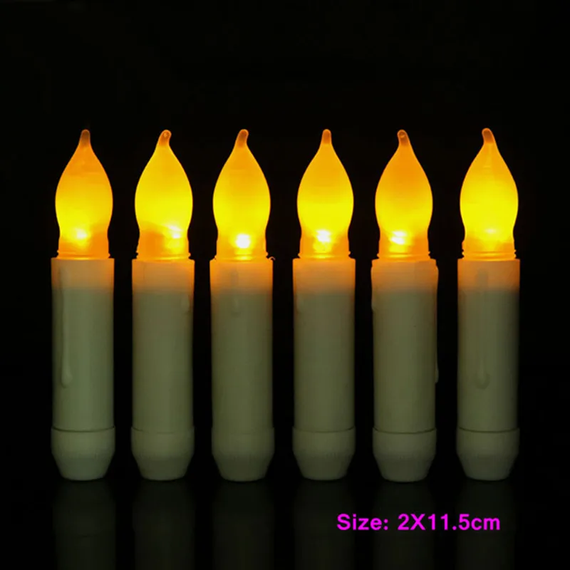 12/24/36Pcs candele a LED galleggianti senza fiamma con bacchetta magica  decorazione natalizia a distanza decorazione di nozze per feste regalo di  natale - AliExpress
