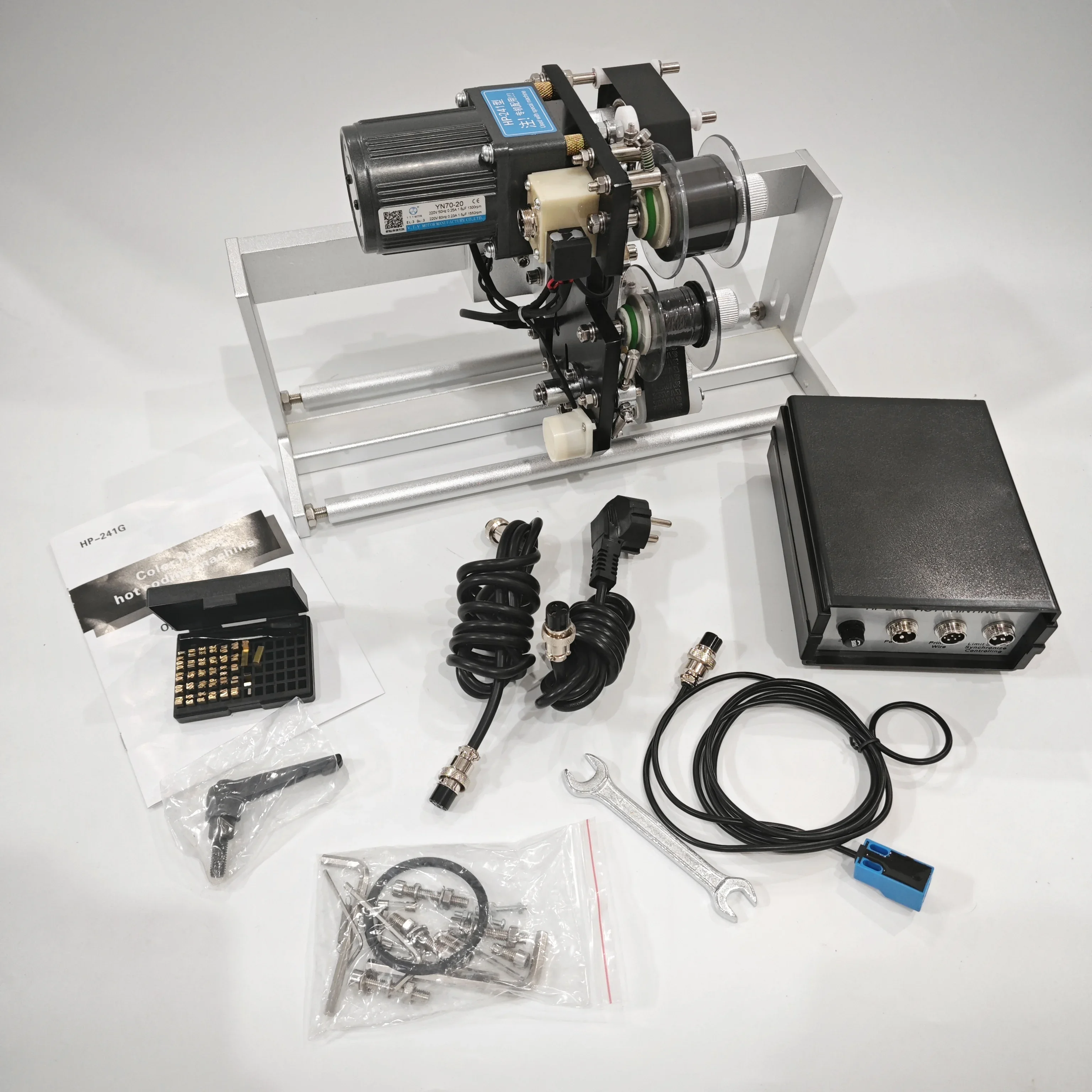 HP-241G Automatic Thermal Transfer Ribbon Coding Machine 110V/220V | Electric Date Batch Code Printer for Packaging Bags detail image 5