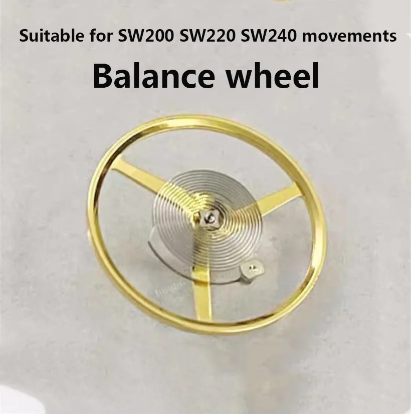 Gli Accessori Per Orologi Sono Adatti Per I Movimenti Sw200 Sw220 Sw240 Ruota Oscillante (Inclusa La Molla Per Capelli) Parti Di Movimento Nuove Di Ze