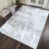 Modern Abstract Carpet Light Gray Carpets for Living Room Hall 200x300cm Large Area Rug Washable Bedroom Decoration Floor Mat 1