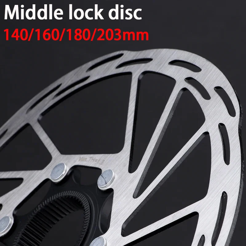 Bynccea Fahrrad Bremsscheiben Edelstahl – 140/160/180/203 Mm Für MTB, Rennrad, BMX