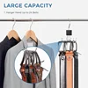 360° Rotating Storage Hanger Hook Multi-Claw Bag Metal Belts Rack Wooden Organizer For Bras Ties Scarves Household Closet Acces 4