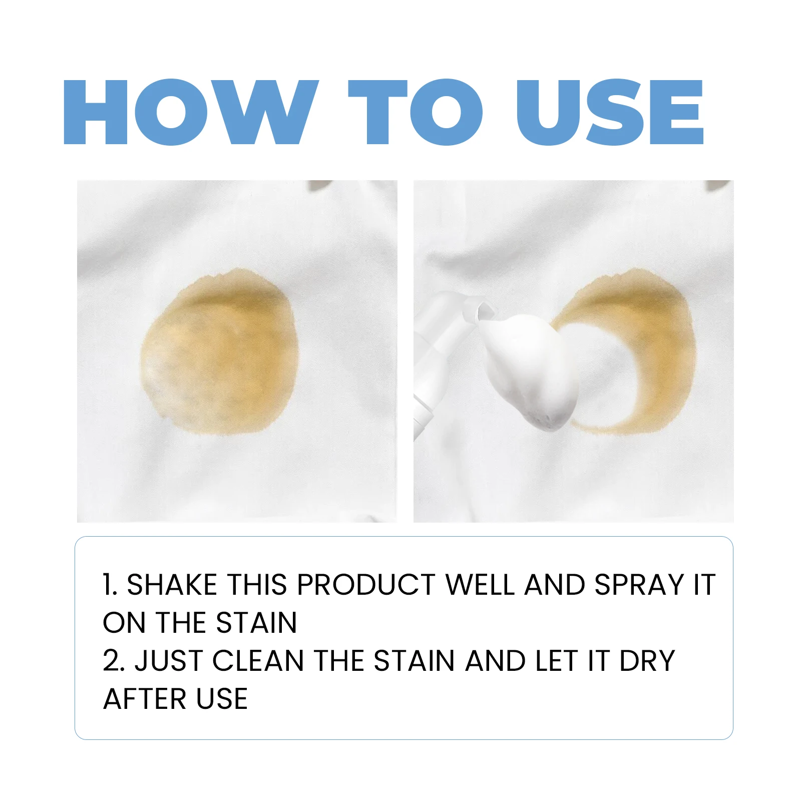 Instant Stain Remover Spray for Clothes