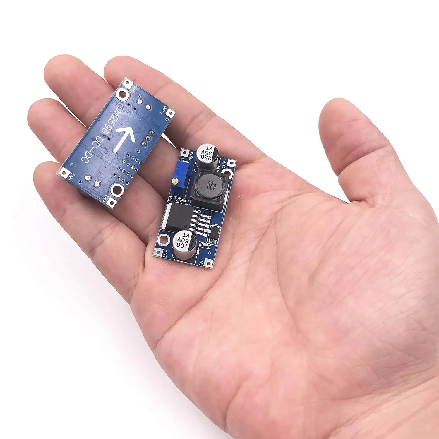 Voltage Regulator LM2596 DC to DC High Efficiency Voltage Regulator 3.2-35V to 1.25-30V Buck Converter DIY Power Supply Step-Down Module