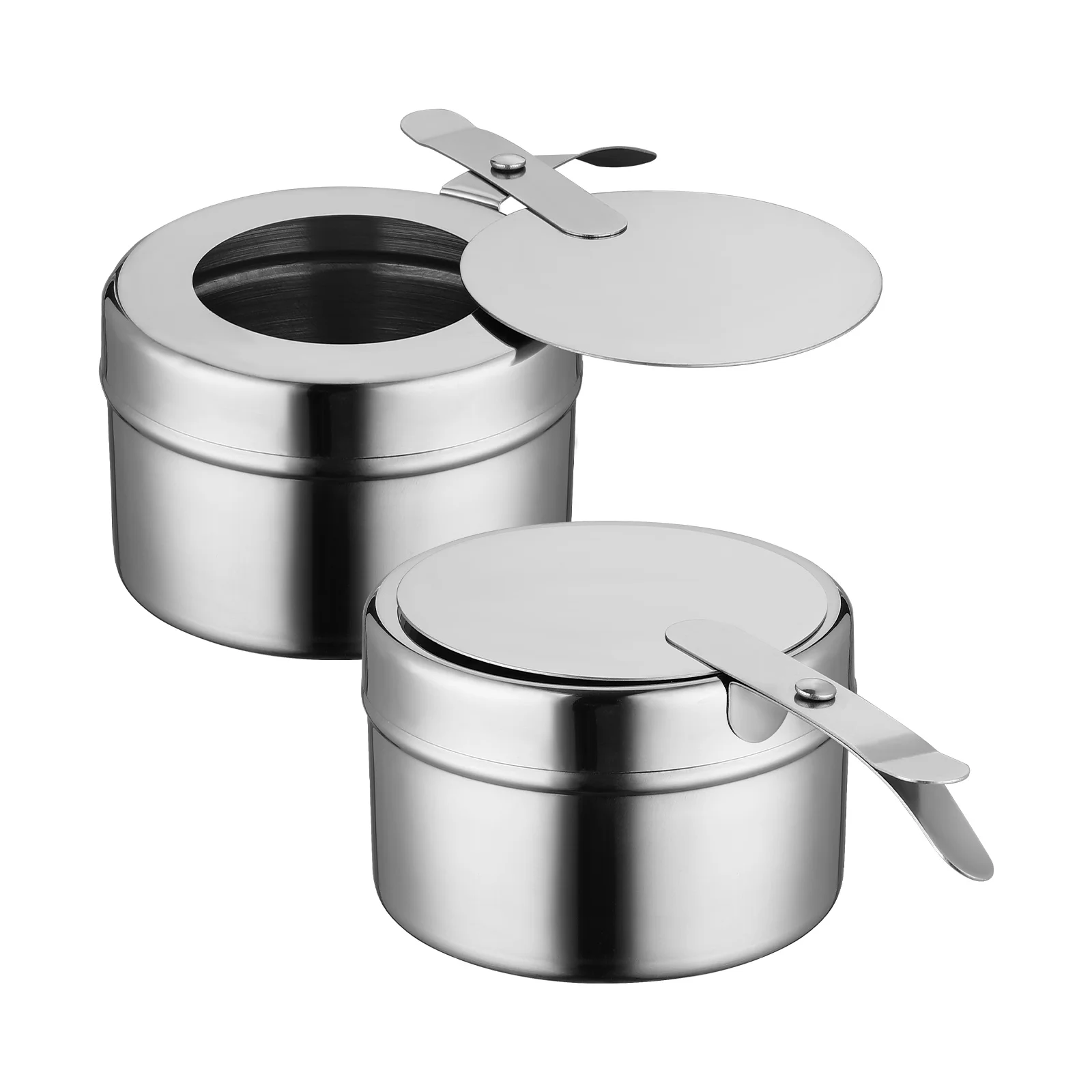 

Chafer Fuel Holder Stainless Steel Fuel Holders Alcohol Stoves Outdoor Camping Fuel Boxes Alcohol Fuel Cans for Warmer