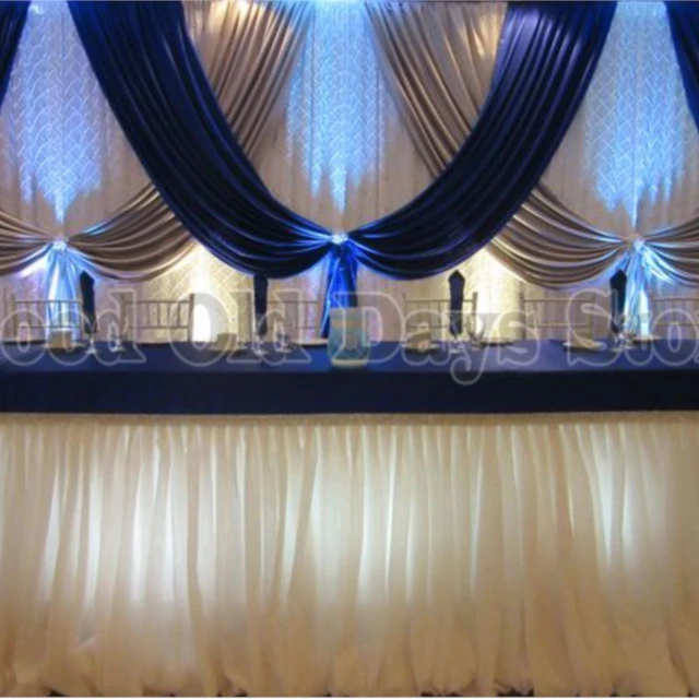 Silver And Blue Wedding Background