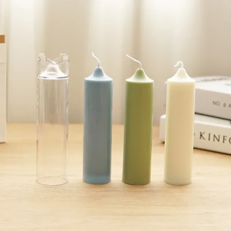 Create Elegant Pointed Cylindrical Candles With Our Plastic 