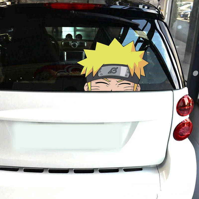 Naruto Peek Sticker Diffuse Sticker Paper Sasuke Car Waterproof Laptop Window PVC Anime