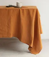 Natural Fabric Tablecloth,100% Pure Linen Solid Color Table Cover,for Kitchen Dining Room Party Holiday Tabletop Decoration 2
