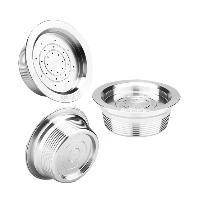 iCafilas For Lavazza a modo mio reusable Coffee Capsule Refilable Filter Basket Stainless Steel Metal