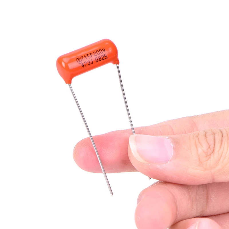 1pc 200V Sprague Red Drop Guitar Bass Tone Capacitors 0.047uf Film Foil