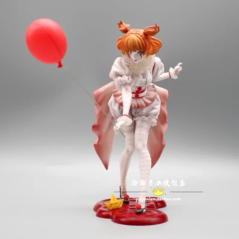 

Movie Figure Lady Pennywise Figma Halloween Horror Pretty Girl Statue Statue Collectibles Action Figure Model Ornament Toy