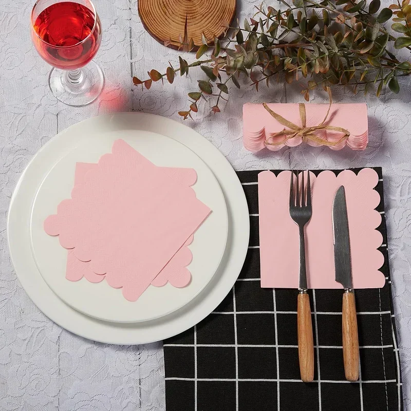 200/100pcs Cocktail Napkins Disposable Beverage Napkin Paper Napkins 2 Ply For Dinner Wedding Baby Shower Birthday Party paper napkins