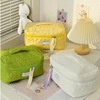 New Flower Pattern Women Makeup Bag Toiletries Cosmetic Organizer Zipper Bag Travel Wash Pouch Cosmetic Bag Female Make Up Bags 1