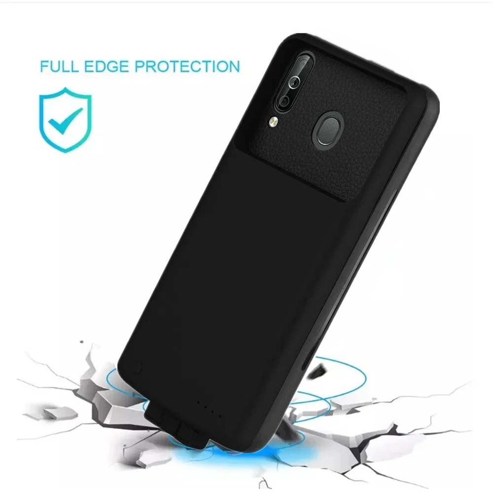 충전기 커버 삼성 갤럭시 M30 5G 배터리 케이스, 5000mAh 마그네틱 보조베터리 충전 커버, 삼성 M30 보조배터리 케이스