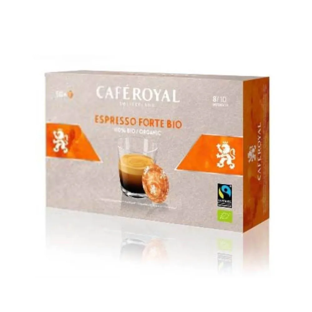 Sjældent kaos Betaling Royal Pro Espresso Forte Bio Café Royal Coffee®for Nespresso®pro®50  Capsules 2002305 - Coffee Capsules - AliExpress