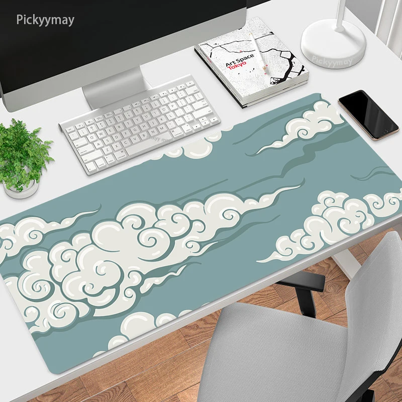 Anime Art Mouse Pad Desk Mat Tapetes pc Gamer Tapete Office Home Table Mause Teclado Xxl Computador Mouse Pad Estilo Chinês