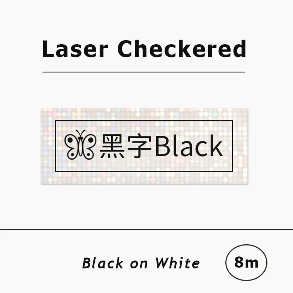 Laser Checkered/Star Label Tape