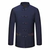 Spring and Autumn New Middle-aged and Elderly Men Father Tang Jacket Chinese Style Hanfu National Wind Grandpa Coat Jacket 4