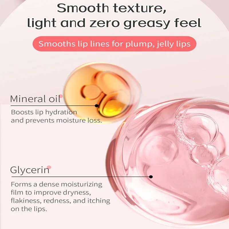 Rose Gold Air Cushion Lip Mask Removes Dead Skin Lightening Lip Lines Moisturizing  Dead Skin Repair Anti-cracking Lip Balm 5