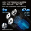 2 in 1 Men's Electric Shaver For Men Shaving Machine Beard Trimmer 3D Floating Blade Washable USB Recharge Hair Cutting Machine 5