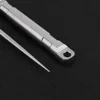 1pc Titanium Alloy Toothpick Key Chain Accessories Fruit Stick Toothpick Holder Portable Outdoor EDC Tool 5