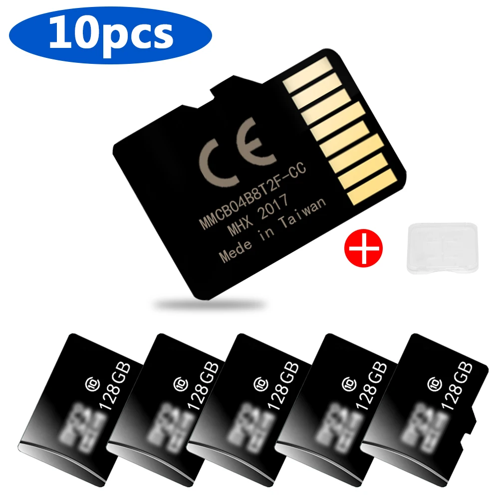 10 шт./лот Micro TF SD карта 128 Гб 64 ГБ 32 16 8 флэш-класс памяти для телефона высокая