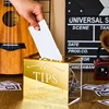 WISH Tip Jars For Money Acrylic Tip Cash Box Donation Tip Bucket Storage Container Suggestion Box Raffle Cash Box 3