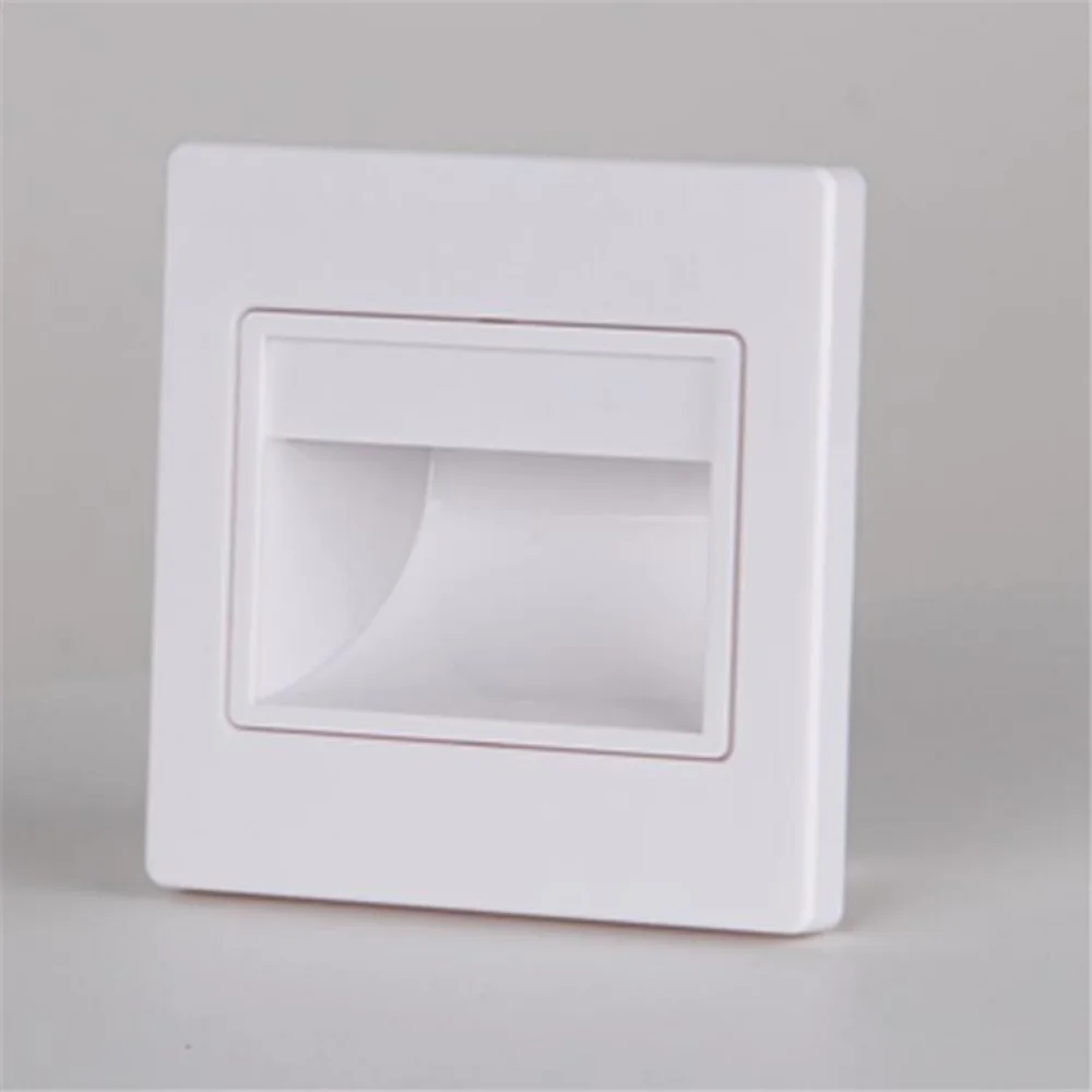 LED Step Light 1.5w Indoor Stair Lamp Wall Corner Night Lights Square Staircase Lamps led wall lamp wall sconces light wall lamp For Villa Hotel Pathway Lobby Stairway