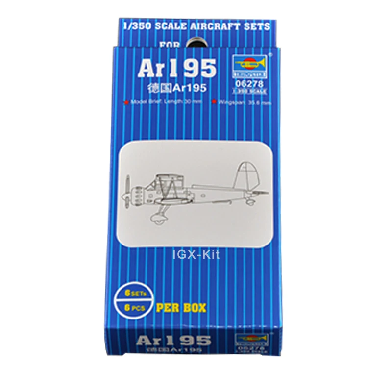 

Trumpeter 06278 1:350 Arado Ar 195 самолет Военная пластиковая Сборная модель игрушечный набор для строительства