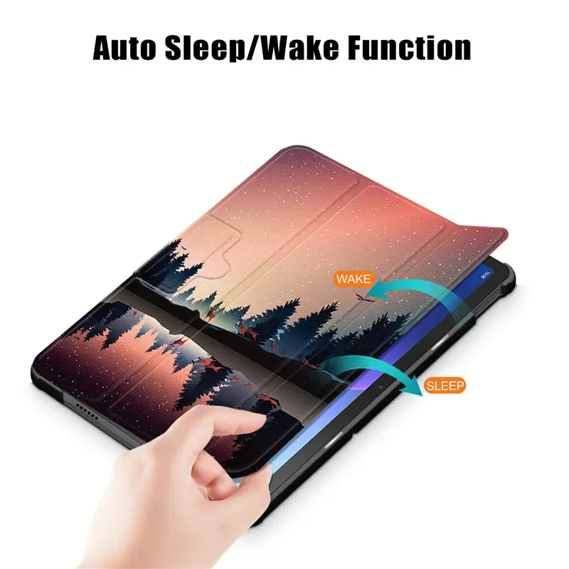 para Lenovo Tab M10 Plus 3rd Gen Case 1061 Polegadas Tb128fu Tb125fu Flip Stand Capa Magnética para Funda Lenovo Xiaoxin Pad 2023 Case - Imagem 5