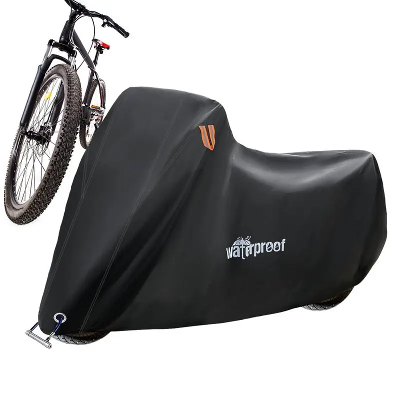 Bike Tarp Cover Dustproof UV Protective Tarpaulin Cover Mountain Bike Outdoor Storage Rain Cover Wear-resistant Fabric Cover swimming pool insulation film dustproof rain proof pool cover thickened pe woven tarpaulin square cover cloth pvc cover