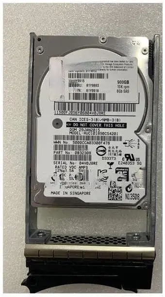 IBM DS3524용 새 HDD 900GB 2.5인치 SAS 6 Gb/s 64MB 10K 내부 HDD 서버용 HDD 81Y9915 81Y9893 81Y9918