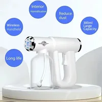 Nano laque à lumière bleue 300ML, bouteille de pulvérisateur de barbier Rechargeable par USB, pistolet à vapeur sans fil pour outils de toilettage et de coiffure 3