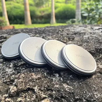 Rolling Knife Sharpener Accessorieswith Diamond/Ceramic Discs -Kitchen Knife Sharpening Tool for Chef & Home Use