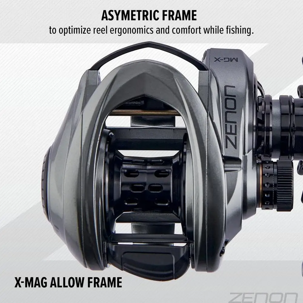 100% Original Zenon MG X Low Profile Baitcast Fishing Reel