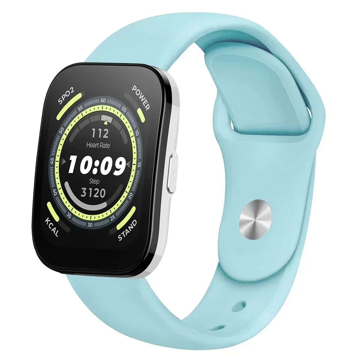 Sport Silicone Watch Band, 20/22mm, Premium Replacement Strap