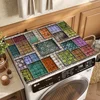 HeroQuest with Stitched New Super Absorbent Coffee Dish Kitchen Absorbent Draining Mat Drying Mat Quick Dry Bathroom Placemat 3