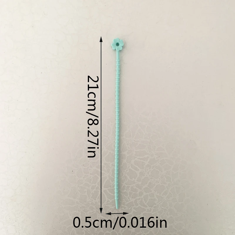 Color Silicone Four-leaf Clover Cable Tie key Ring Rope lanyard Headphone Cable Data Storage And Finishing Tie
