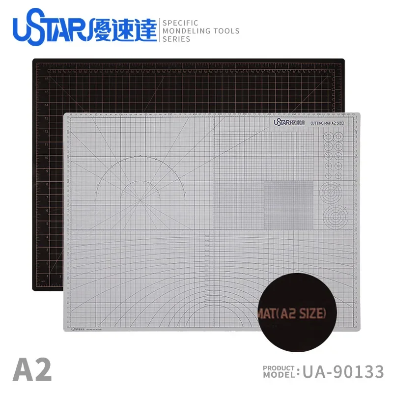 Ustar UA-90131/32 A4/A3 High Quality 3MM Double Sided Bicolor Cutting Mat for Military Model Handicraft Hobby Tools