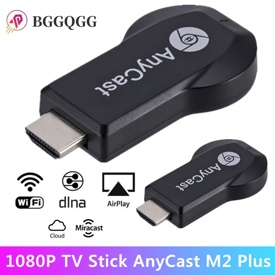 

HD 1080P TV Stick AnyCast M2 Plus 1080P беспроводной Wi-Fi дисплей TV Dongle приемник для Airplay HDMI TV Stick для Miracast DLNA